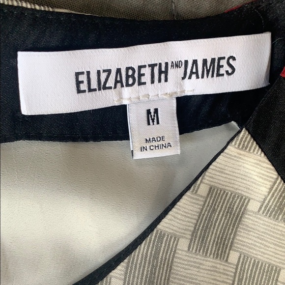 ELIZABETH AND JAMES 100% Silk Dress - Picture 9 of 10